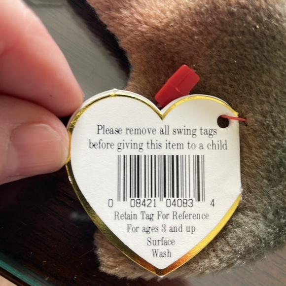 RARE TY Beanie Baby CLAUDE The Crab RETIRED 1996 MINT, lots of Errors. - Picture 4 of 16